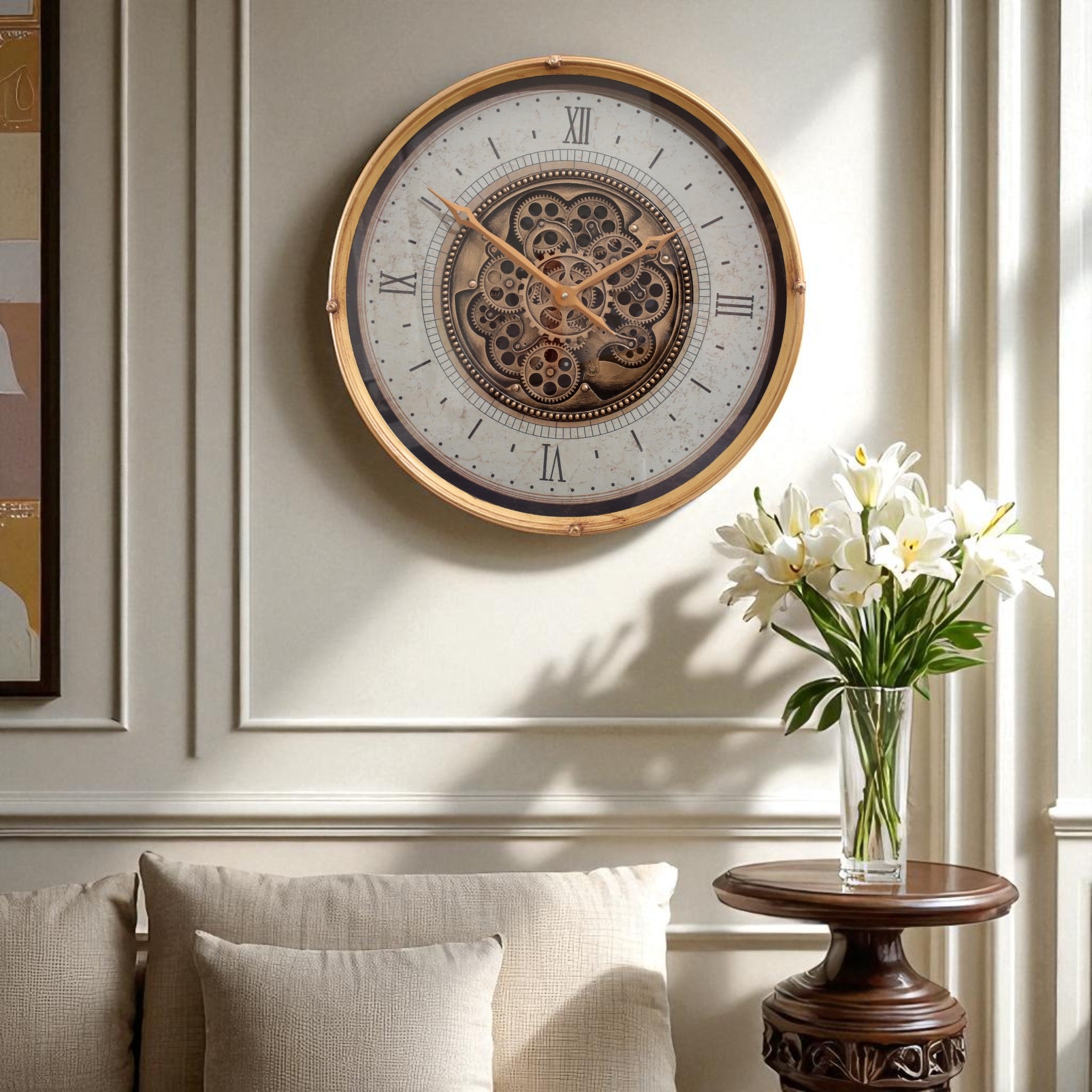 Florence Époque Gear Clock