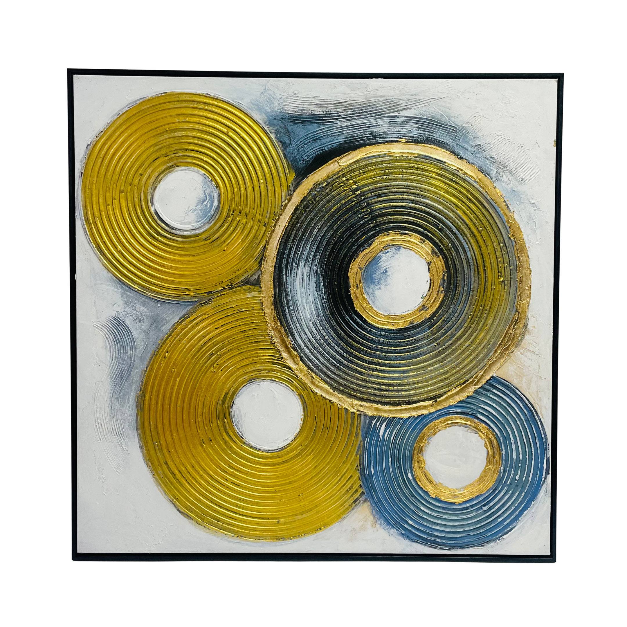 Modern Infinity Rings Frame - Wall Art