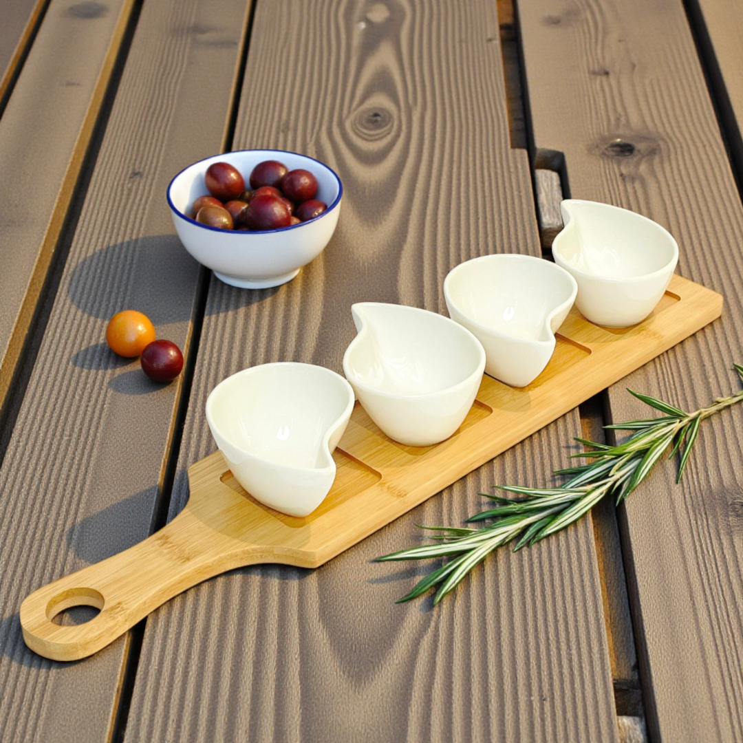 Modern Ceramic Appetizer Serving Set