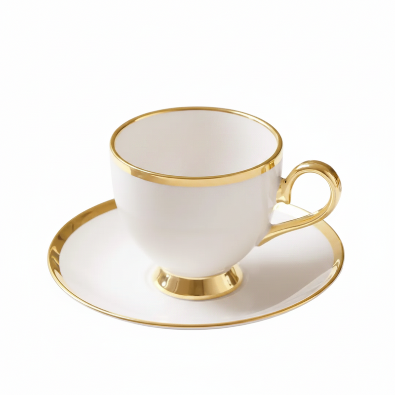 Minimalist Tea Cup & Saucer Set