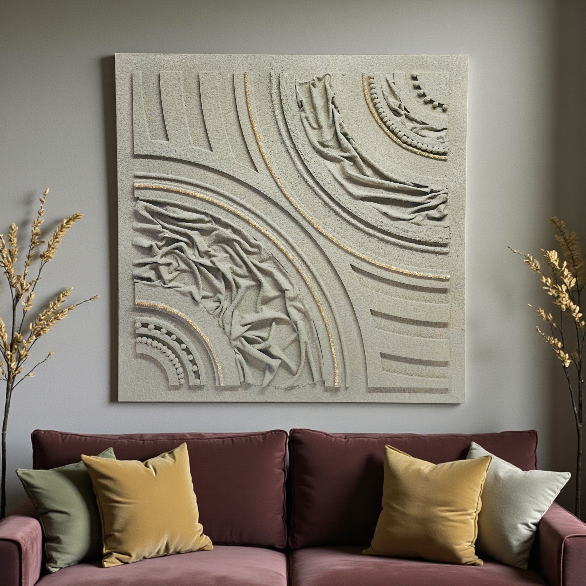 Vibrant Chaos Abstract Wall Art