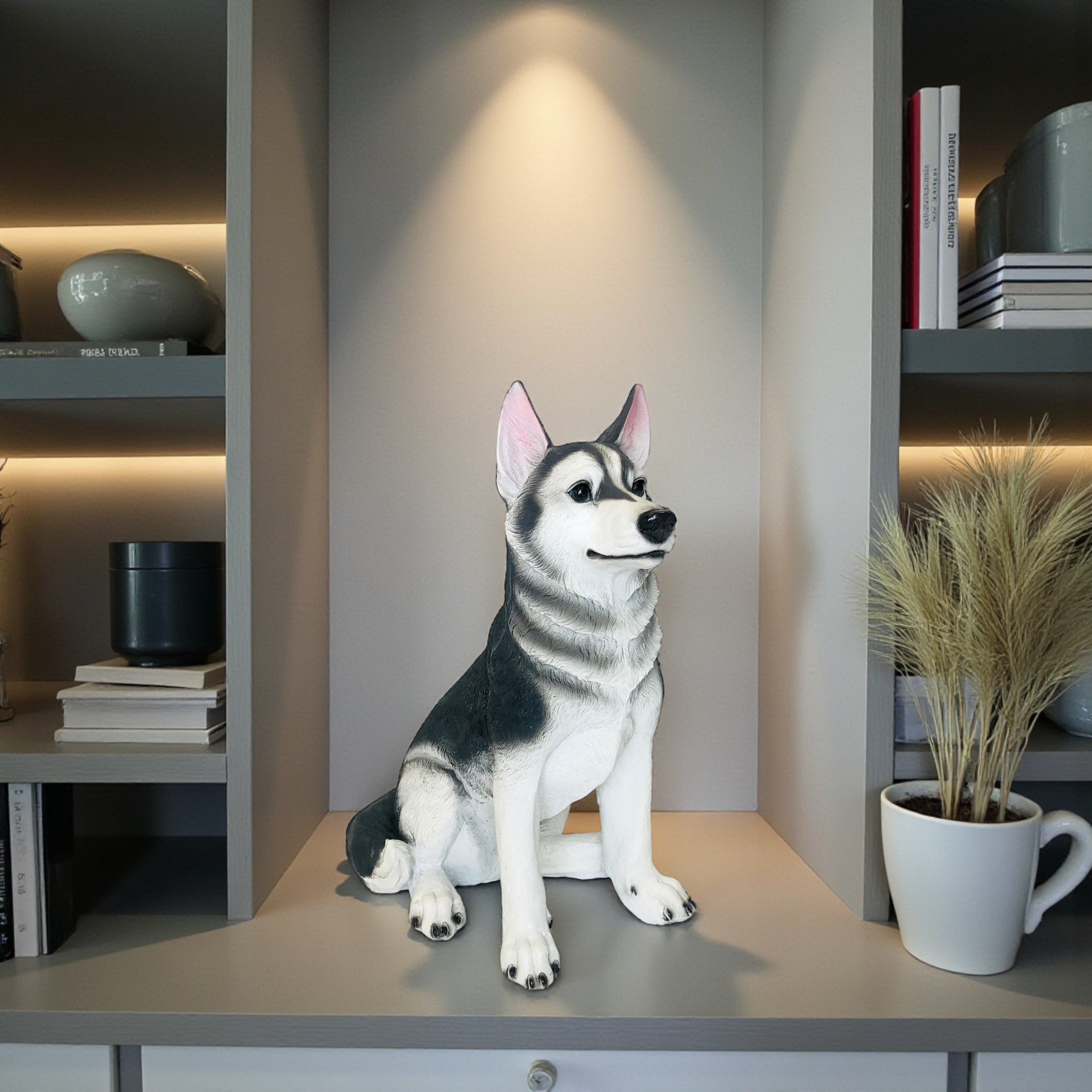 Dog Figurine Modern Decorative Sculpture