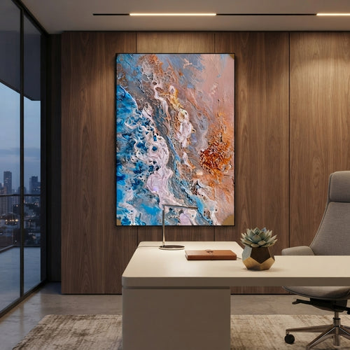 Siren Tide Framed Abstract Art