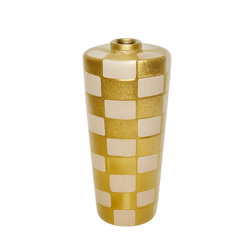 Aurelia Checkered Artisan Vase