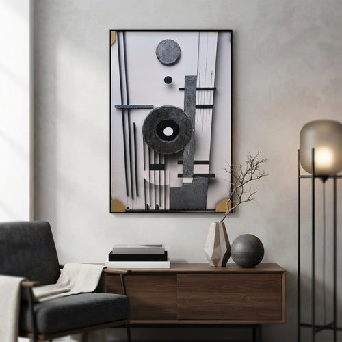 Axiom Linear Framed Geometric Art