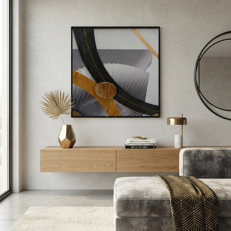 Kinetic Arcs 3D Wall Art