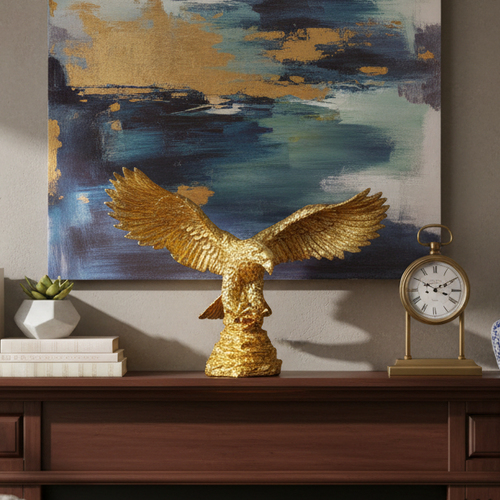 Imperial Gilded Eagle Statement Figurine