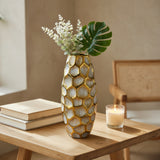 Elegant Elixir Honeycomb Textured Vase