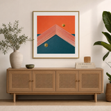 Horizon Chevron Sculptural Wall Decor