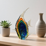 Modern Tropical Angel Fish Figurine