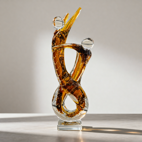 Modern Double Loop Knot Figurine