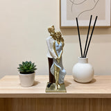 Eternal Bond Elegant Couple Sculpture
