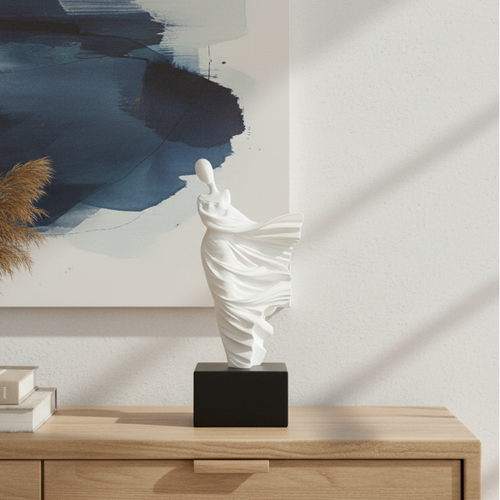 Minimalist Abstract Female Form Statue