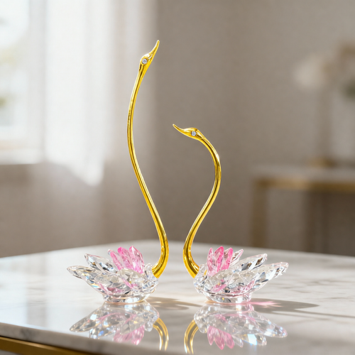 Elegant Serenity Swan Duo Set of 2