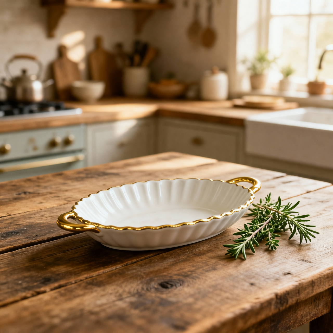 Modern Shell Shaped Serving Tray