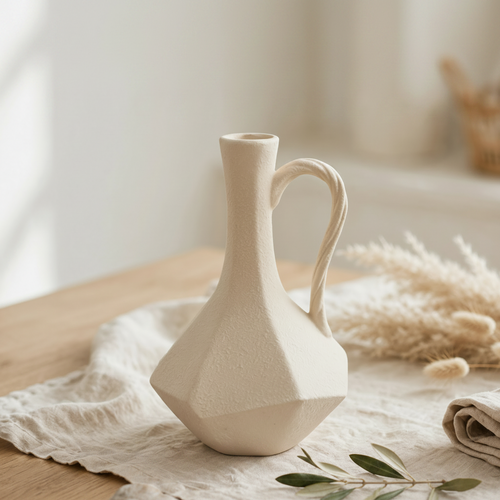 Modern Textured Pitcher Vase