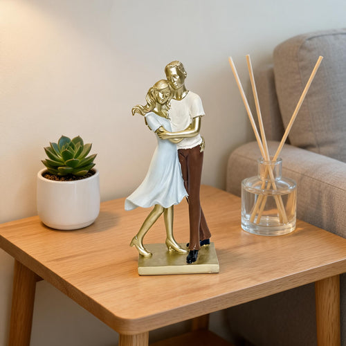 Romantic Embrace Couple Figurine