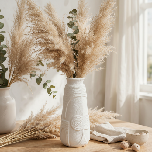 Modern Textured Tribal Vase