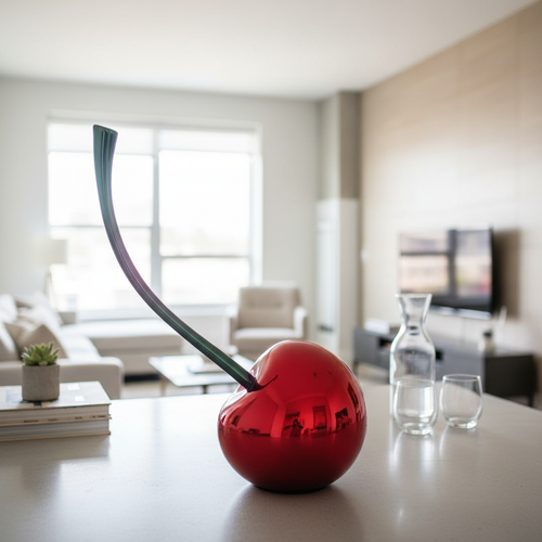 Modern Pop Art Cherry Sculptures