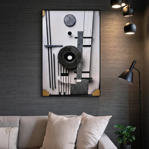 Axiom Linear Framed Geometric Art