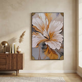 Ambra Petals Framed Abstract Art