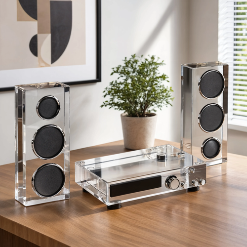 Clarity Crystal Aesthetic Audio System