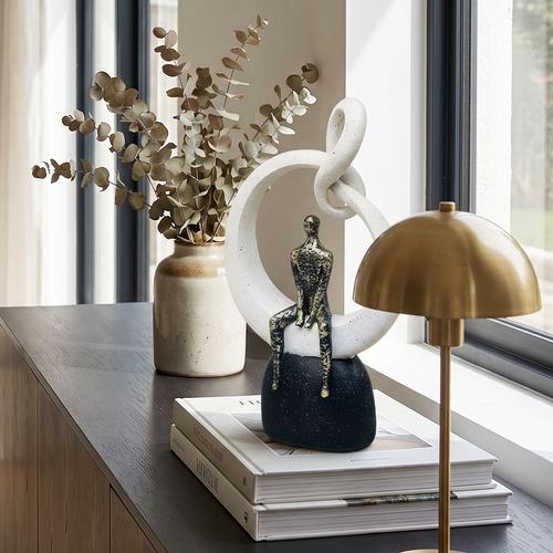 Artisan Abstract Thinker Sculpture