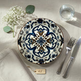 Iznik Royal Blue & Bronze Serveware Collection