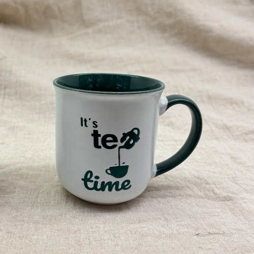 Artisan Ceramic Coffee & Tea Mug Collection – 6 Typography Variants