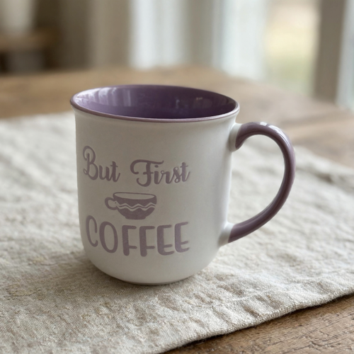 Artisan Ceramic Coffee & Tea Mug Collection – 6 Typography Variants