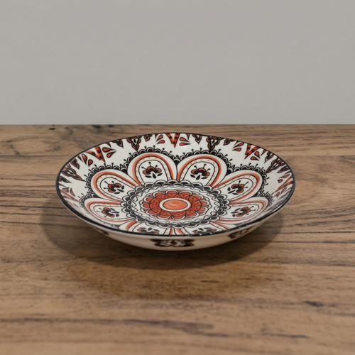 Ottoman Artisan Ceramic Dinnerware Collection – Turkish Floral Motifs