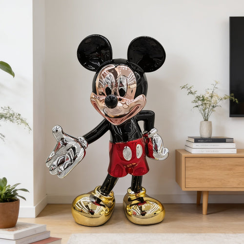Luxury Micky Mouse Figurine Showpiece