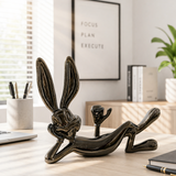 Playful Rabbit Sculpture