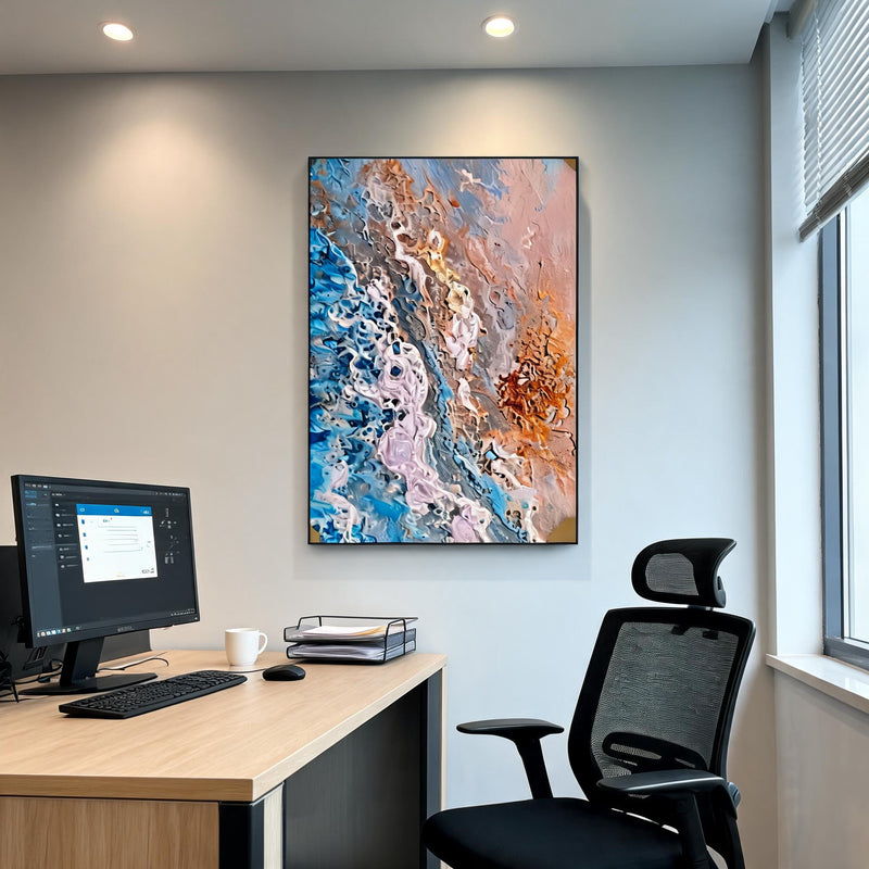 Siren Tide Framed Abstract Art