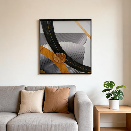 Kinetic Arcs 3D Wall Art
