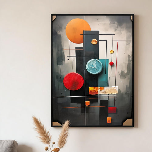 Cosmos Linear Framed Art
