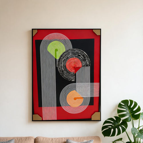 Circuit Abstract 3D Wall Art