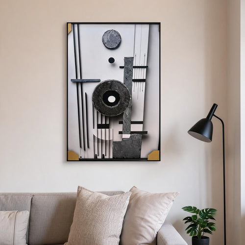 Axiom Linear Framed Geometric Art