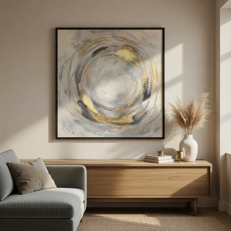 Aurelia Vortex Abstract Canvas Wall Art
