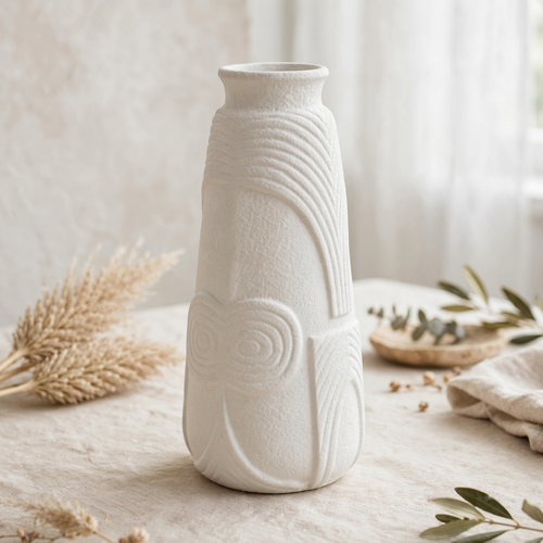 Modern Textured Tribal Vase