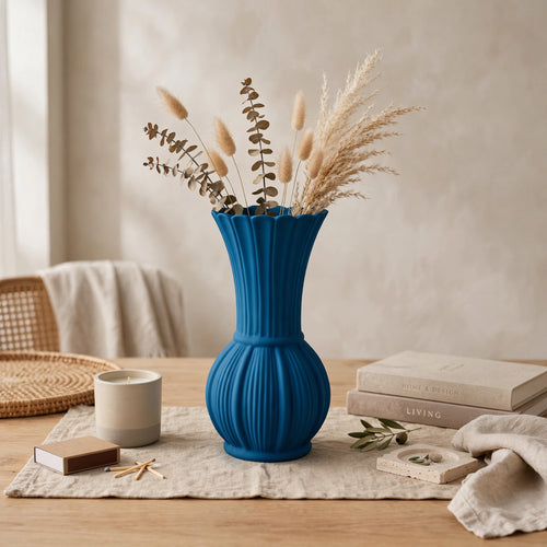 Modern Auric Textured Ceramic Vase