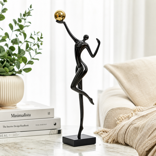 Modern Abstract Female Dancer Figurine