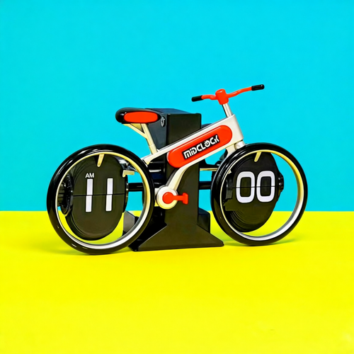 Retro Bicycle Mechanical Clock