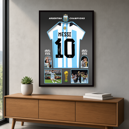Argentina Jersey #10 World Cup Victory Wall Decor