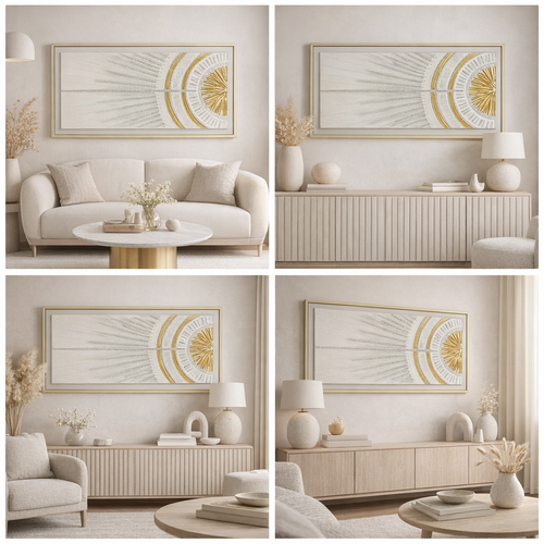 Solaris Textured 3D Panoramic Canvas