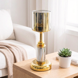 Modern Tiered Gold & Silver Candle Pillar Stand