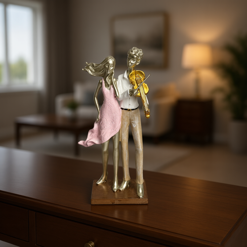 Premium Musical Couple Sculpture