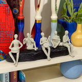 Elegant Textured Musical Band Figurine Sculpture