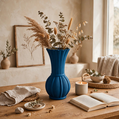 Modern Auric Textured Ceramic Vase