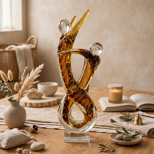 Modern Double Loop Knot Figurine